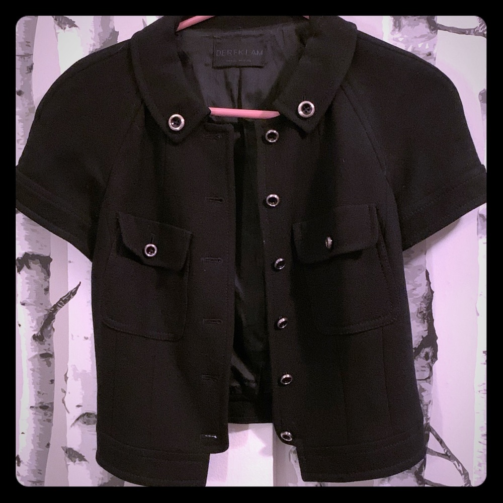 Derek Lam cropped short sleeve jacket
